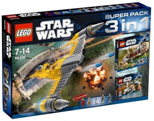 LEGO Star Wars Star Wars Bundle Pack, Super Pack 3 in 1 (Sets 7877, 7913, and 7929) (66396-1)