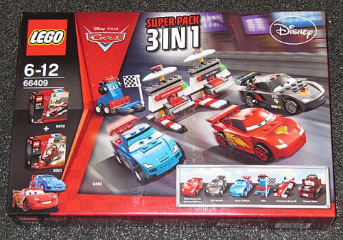LEGO Cars Cars 2 Bundle Pack, Super Pack 3 in 1 (Sets 8201, 9478, and 9485) (66409-1)
