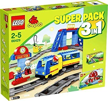 LEGO DUPLO DUPLO Bundle Pack, Super Pack 3 in 1 (Sets 2734, 3774, and 5608) (66429-1)