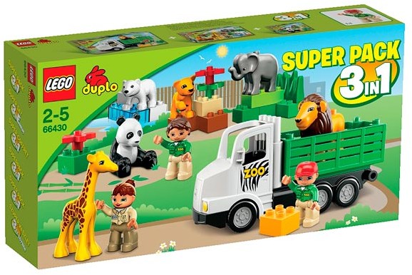 LEGO DUPLO DUPLO Bundle Pack, Super Pack 3 in 1 (Sets 4962, 6172, and 6173) (66430-1)