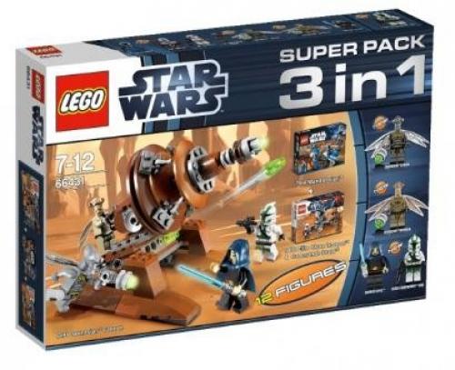 LEGO Star Wars Star Wars Bundle Pack, Super Pack 3 in 1 (Sets 7914, 9488, and 9491) (66431-1)