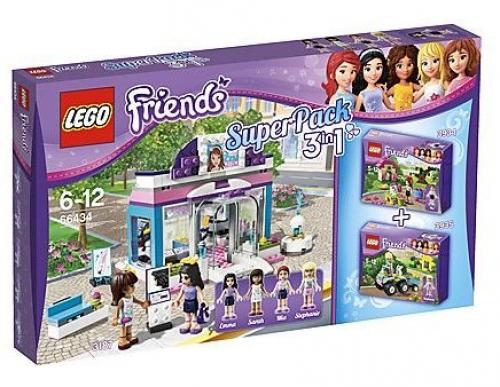 LEGO Friends Friends Bundle Pack, Super Pack 3 in 1 (Sets 3187, 3934, and 3935) (66434-1)