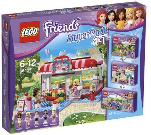 LEGO Friends Friends Bundle Pack, Super Pack 4 in 1 (Sets 3061, 3183, 3934, and 3936) (66435-1)
