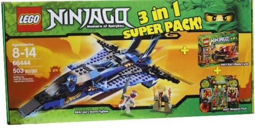 LEGO NINJAGO NINJAGO Bundle Pack, 3 in 1 Super Pack! (Sets 9441, 9442, and 9591) (66444-1)