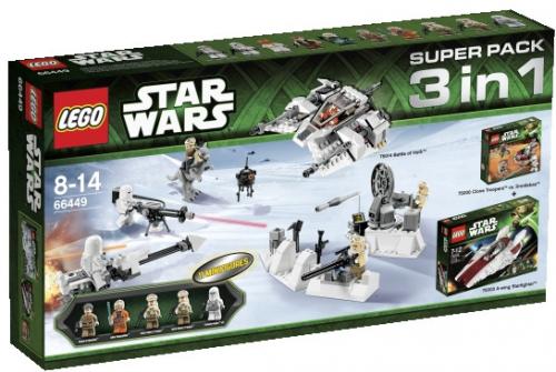 LEGO Star Wars Star Wars Bundle Pack, Super Pack 3 in 1 (Sets 75000, 75003, and 75014) (66449-1)