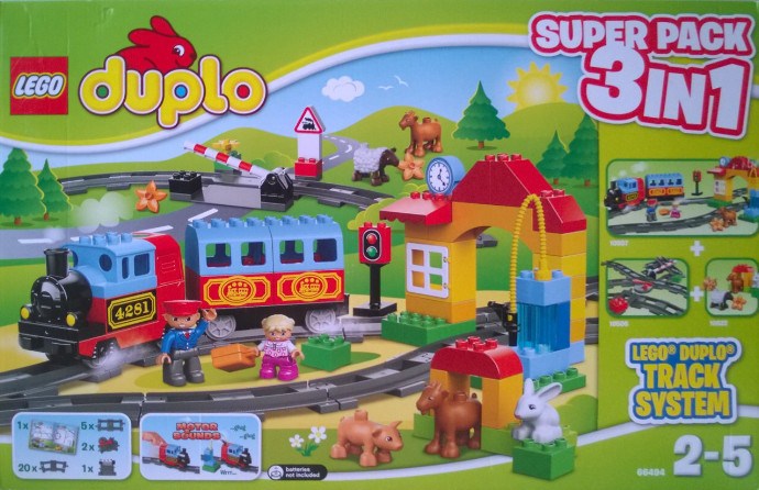 LEGO DUPLO DUPLO Bundle Pack, Super Pack 3 in 1 (Sets 10506, 10507, and 10522) (66494-1)