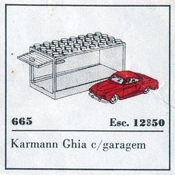 LEGO Classic 1:87 Karmann Ghia (665-1)