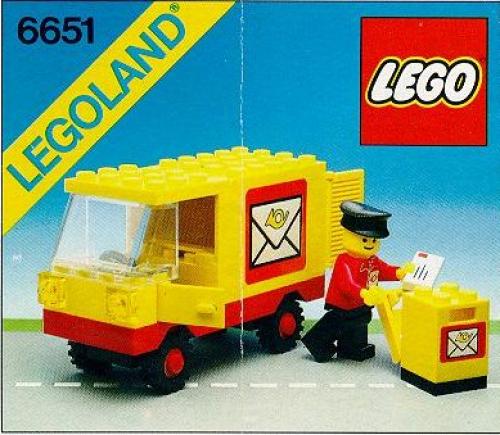 LEGO Town Post Office Van (6651-1)