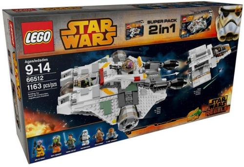 LEGO Star Wars Star Wars Bundle Pack, Super Pack 2 in 1 (Sets 75048 and 75053) (66512-1)