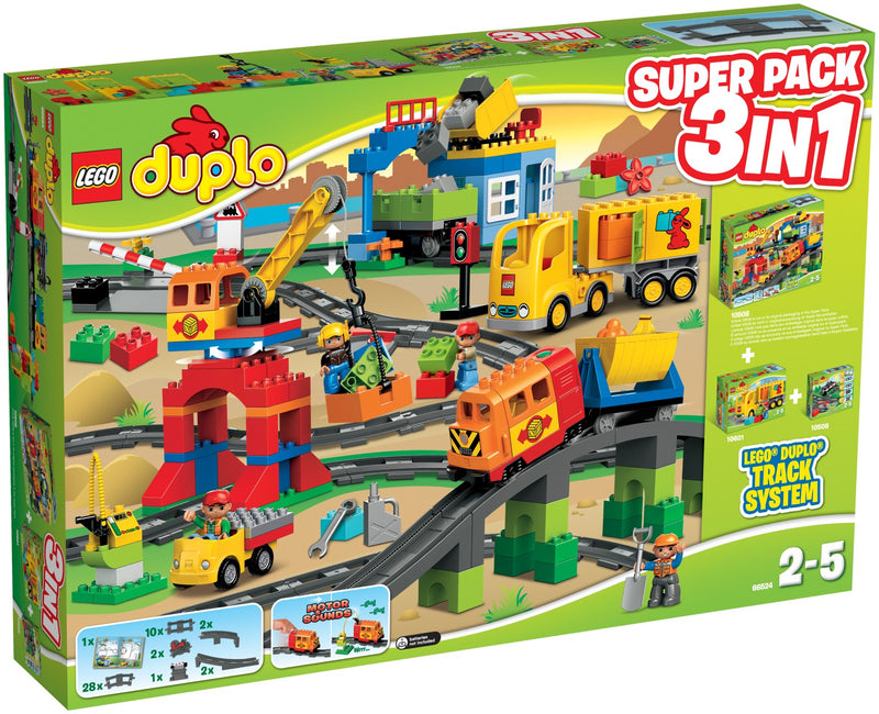 LEGO DUPLO DUPLO Bundle Pack, Super Pack 3 in 1 (Sets 10506, 10508, and 10601) (66524-1)