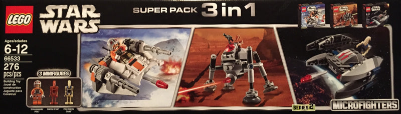 LEGO Star Wars Star Wars Bundle Pack, Super Pack 3 in 1 (Sets 75073, 75074, and 75077) (66533-1)