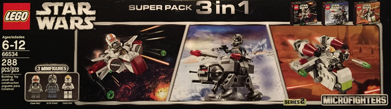 LEGO Star Wars Star Wars Bundle Pack, Super Pack 3 in 1 (Sets 75072, 75075, and 75076) (66534-1)