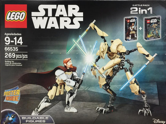 LEGO Star Wars Star Wars Bundle Pack, Battle Pack 2 in 1 (Sets 75109 and 75112) (66535-1)