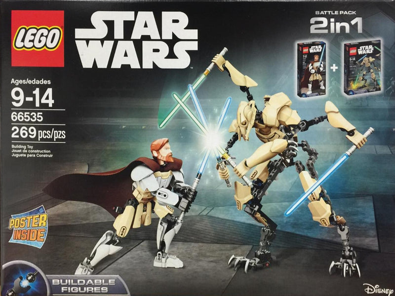 LEGO Star Wars Star Wars Bundle Pack, Battle Pack 2 in 1 (Sets 75109 and 75112) (66535-1)