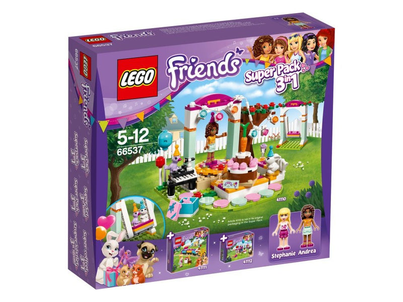 LEGO Friends Friends Bundle Pack, Super Pack 3 in 1 (Sets 41110, 41111, and 41112) (66537-1)