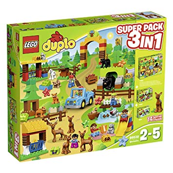 LEGO DUPLO DUPLO Bundle Pack, Super Pack 3 in 1 (Sets 10581, 10582, and 10584) (66538-1)