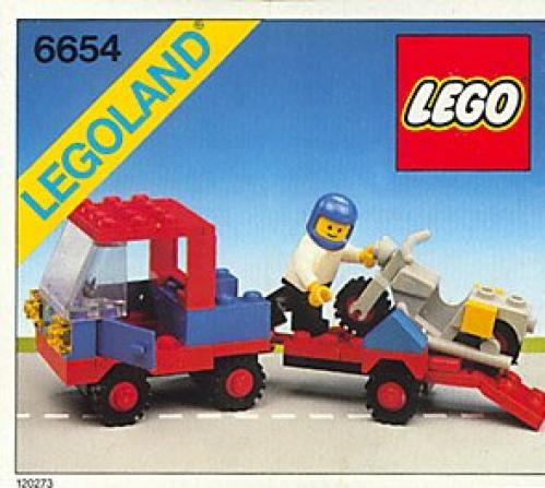 LEGO Town Motorcycle Transport (6654-1)