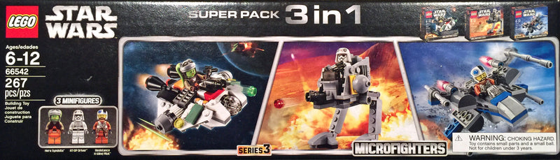 LEGO Star Wars Star Wars Bundle Pack, Super Pack 3 in 1 (Sets 75125, 75127, and 75130) (66542-1)