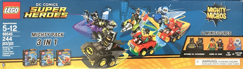 LEGO Super Heroes Super Heroes Bundle Pack, Mighty Micros, Mighty Pack 3 in 1 (Sets 76061, 76062, and 76063) (66545-1)