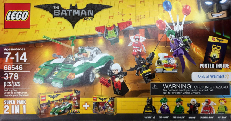 LEGO Super Heroes Super Heroes Bundle Pack, The LEGO Batman Movie, Super Pack 2 in 1 (Sets 70900 and 70903) (66546-1)