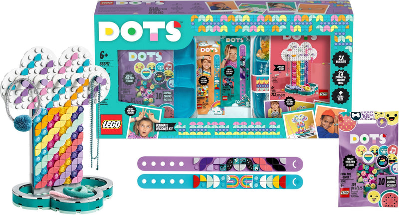LEGO Dots Dots Bundle Pack (Sets 41900, 41902, 41905, and 41908 with Extra Sorting Tray) - Ultimate Designer Kit (66642-1)