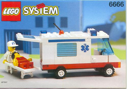 LEGO Town Ambulance (6666-1)