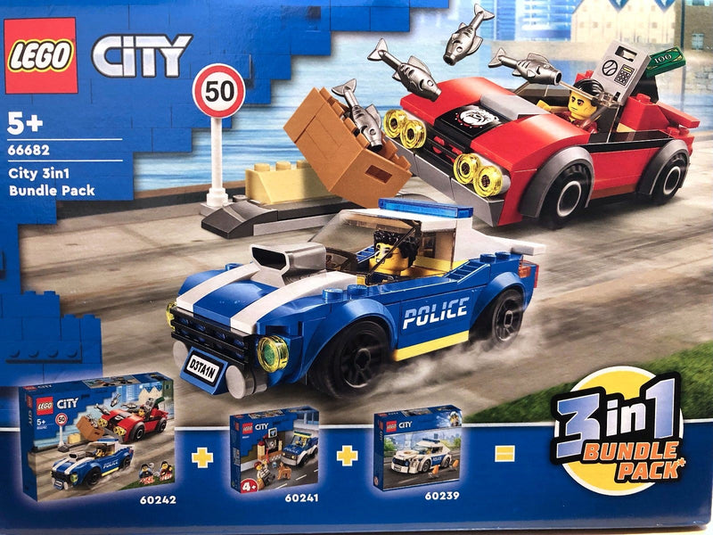 LEGO Town City Bundle Pack, 3 in 1 (Sets 60239, 60241, and 60242) (66682-1)