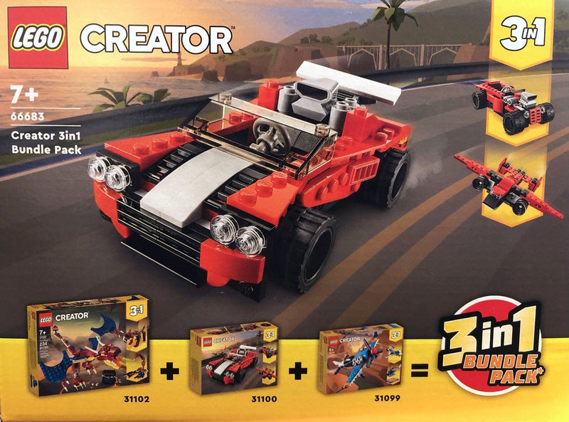 LEGO Creator Creator Bundle Pack, 3 in 1 (Sets 31099, 31100, and 31102) (66683-1)