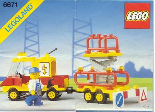 LEGO Town Utility Repair Lift (6671-1)