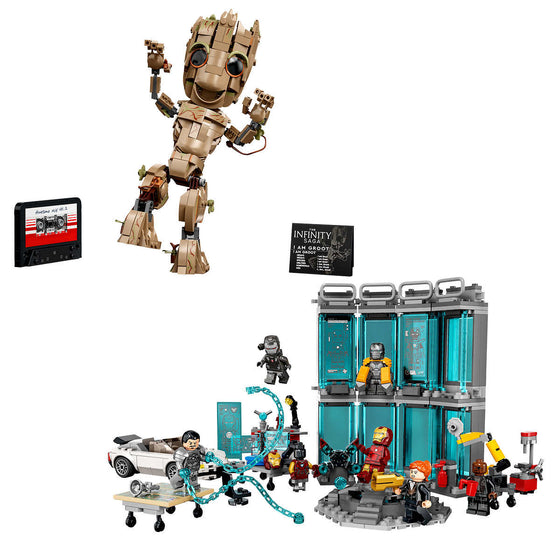 LEGO Super Heroes Super Heroes Bundle Pack, Iron Man 2 and Guardians of the Galaxy Vol.2, 2 in 1 Pack (Sets 76216 and 76217) - Infinity Saga Collection (66711-1)