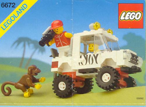LEGO Town Safari Off-Road Vehicle (Safari Off Road Vehicle/Safari Truck) (6672-1)