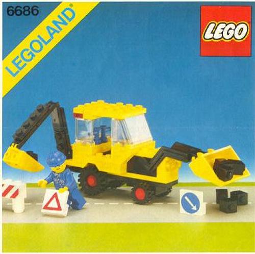 LEGO Town Backhoe (6686-1)