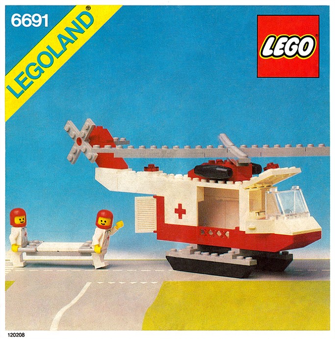 LEGO Town Red Cross Helicopter (6691-1)