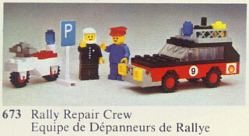 LEGO Town Rally Repair Crew (673-1)