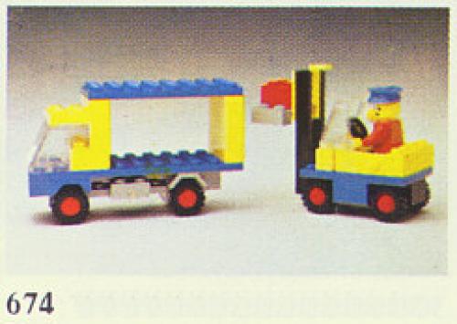 LEGO Town Forklift & Truck (674-1)