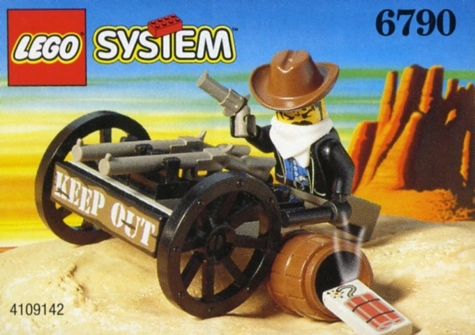 LEGO Western Bandit's Wheelgun (Boxed) (6790-1)