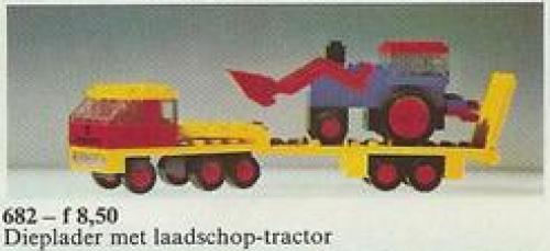 LEGO LEGOLAND Low-Loader and Tractor (682-1)