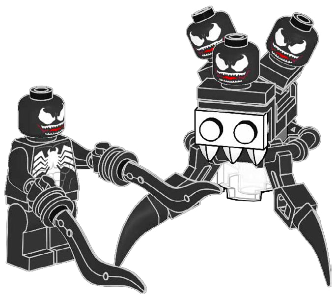 LEGO Super Heroes Venom with Symbiote Creature paper bag (682501-1)