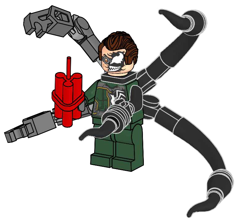 LEGO Super Heroes Venomised Doc Ock paper bag (682502-1)