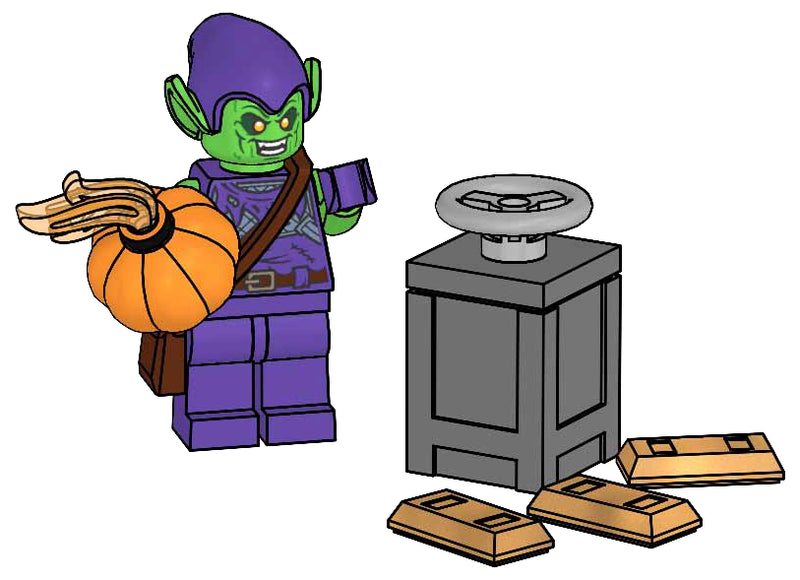 LEGO Super Heroes Green Goblin paper bag #2 (682505-1)