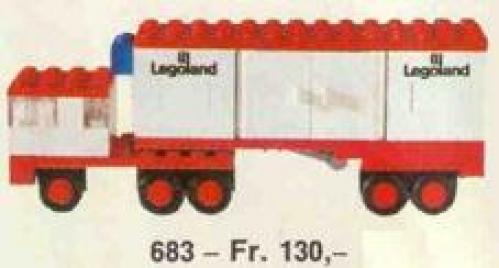 LEGO LEGOLAND Articulated Lorry (683-1)
