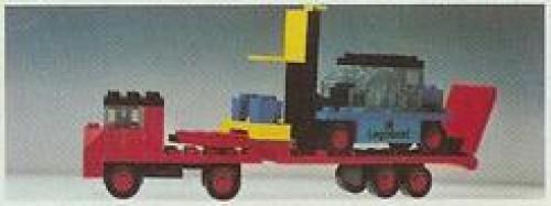 LEGO LEGOLAND Low-Loader with Fork Lift Truck (684-1)