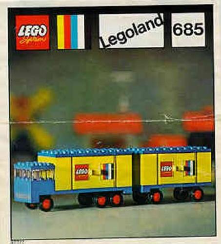 LEGO LEGOLAND Truck with Trailer (685-1)
