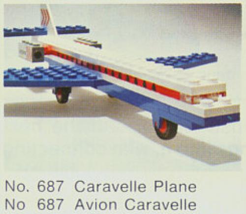 LEGO LEGOLAND Caravelle Plane (687-1)