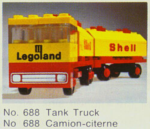 LEGO LEGOLAND Shell Tank Truck (688-1)