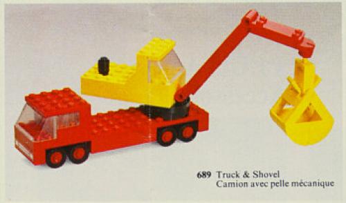 LEGO LEGOLAND Truck & Shovel (689-1)