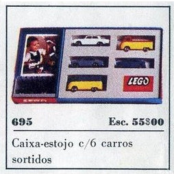 LEGO Classic 1:87 6 European Cars (695-2)