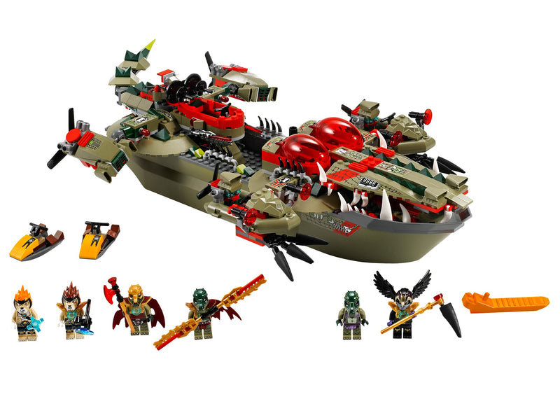 LEGO LEGENDS OF CHIMA Cragger's Command Ship (70006-1)