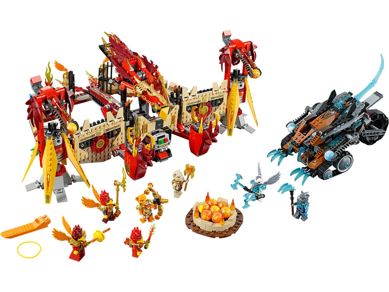 LEGO LEGENDS OF CHIMA Flying Phoenix Fire Temple (70146-1)