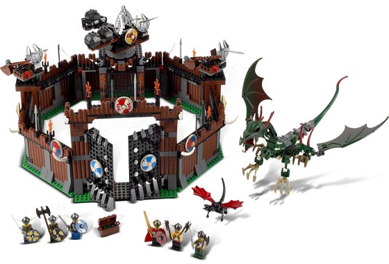 LEGO Vikings Viking Fortress against the Fafnir Dragon (7019-1)